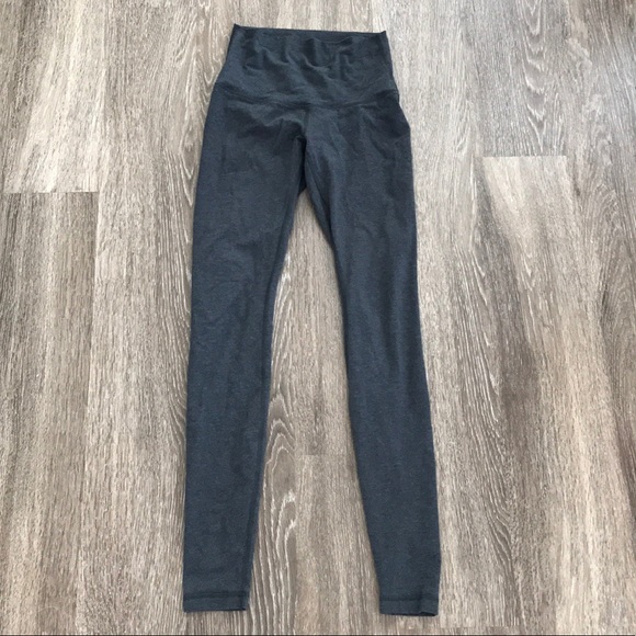 Lululemon Heather Gray High Rise Wunder Under - Picture 4 of 5
